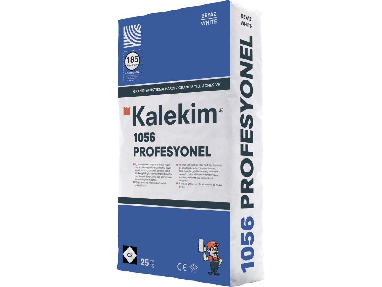 Seramik Yapıştırıcı ve Derz - KALEKİM PROFESYONEL   1056 (GRİ) GRANİT YAP. | Pinhause